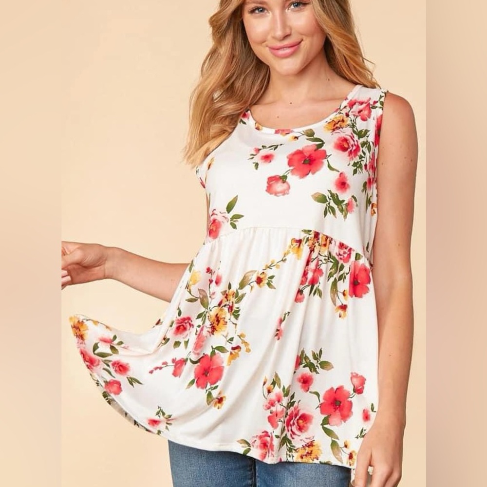 Haptics Floral Tank